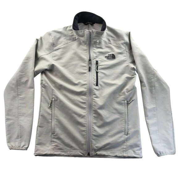 The North Face Mens Winbreaker Jacket Medium Full Zip Apex Nimble Windwall Gray - Picture 1 of 16
